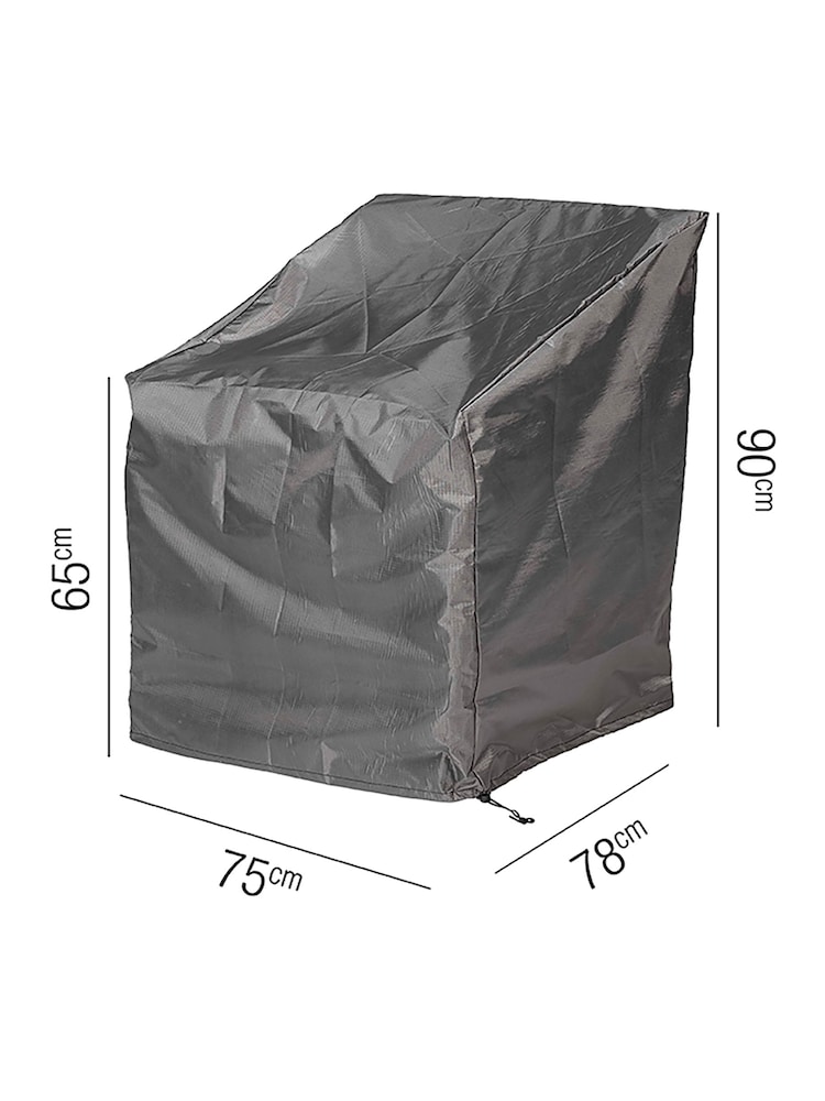 Pacific Grey Garden High Back Lounge Chair Aerocover 75x78x90cm - Image 1 of 3