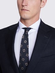 MOSS Blue Regular Fit Twill Jacket - Image 7 of 8