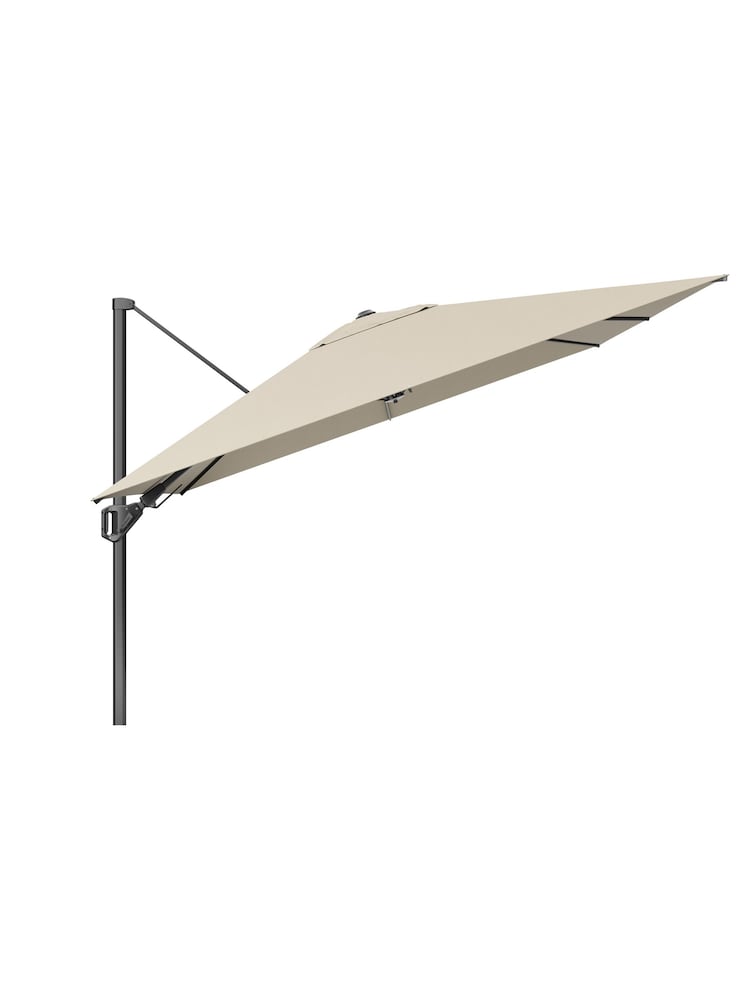 Pacific Champagne Garden Challenger T2 3m Square Free Arm Parasol - Image 3 of 3