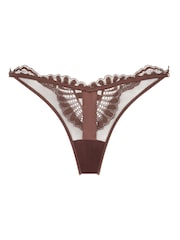 Hunkemöller Indigo Brown Thong - Bild 1 von 2