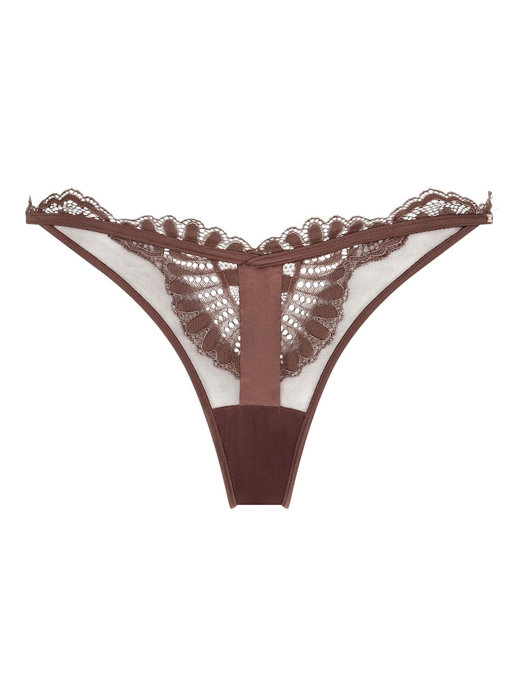 Hunkemöller Indigo Brown Thong - Bild 1 von 2