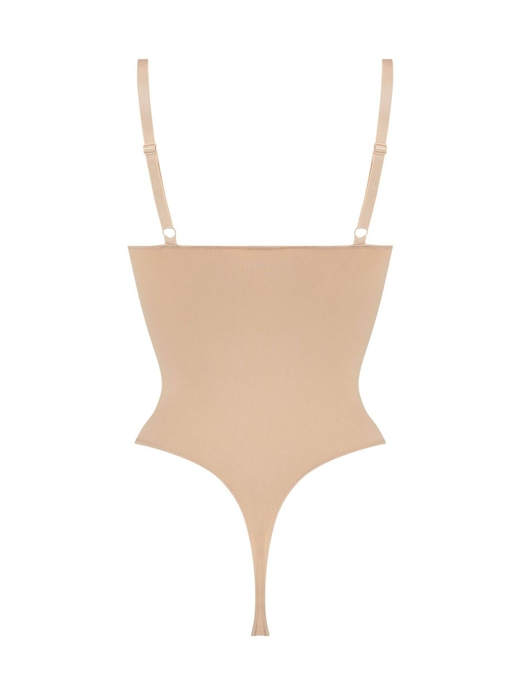 Hunkemöller Seamless Enhancing High Leg Thong Shapewear Bodysuit - Image 4 of 4
