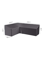 Pacific Grey Garden Lounge Set Aerocover Right Cover 70x210x85x65x90cm - Image 1 of 3