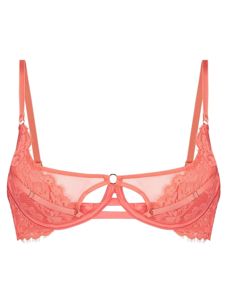 Hunkemöller Pink Kali Non-Padded Underwired Bra - Image 4 of 5
