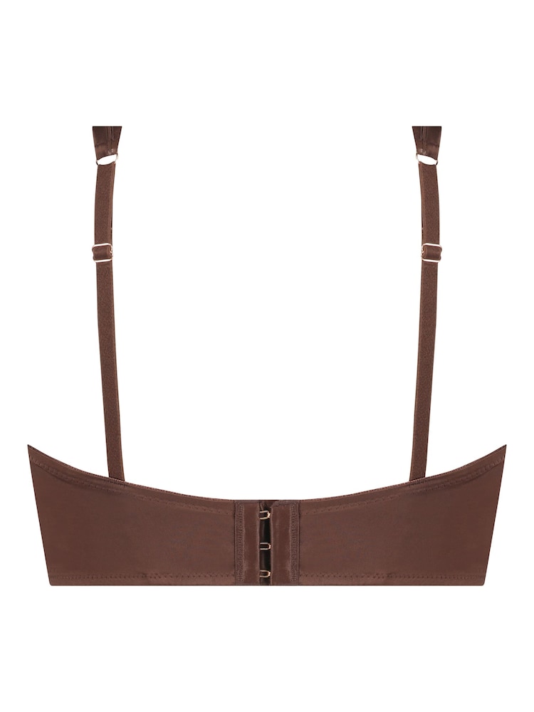 Hunkemöller Indigo Non Padded Underwired Brown Bra - Image 5 of 5 Hunkemöller Indigo Non Padded Underwired Brown Bra - Image 5 of 5