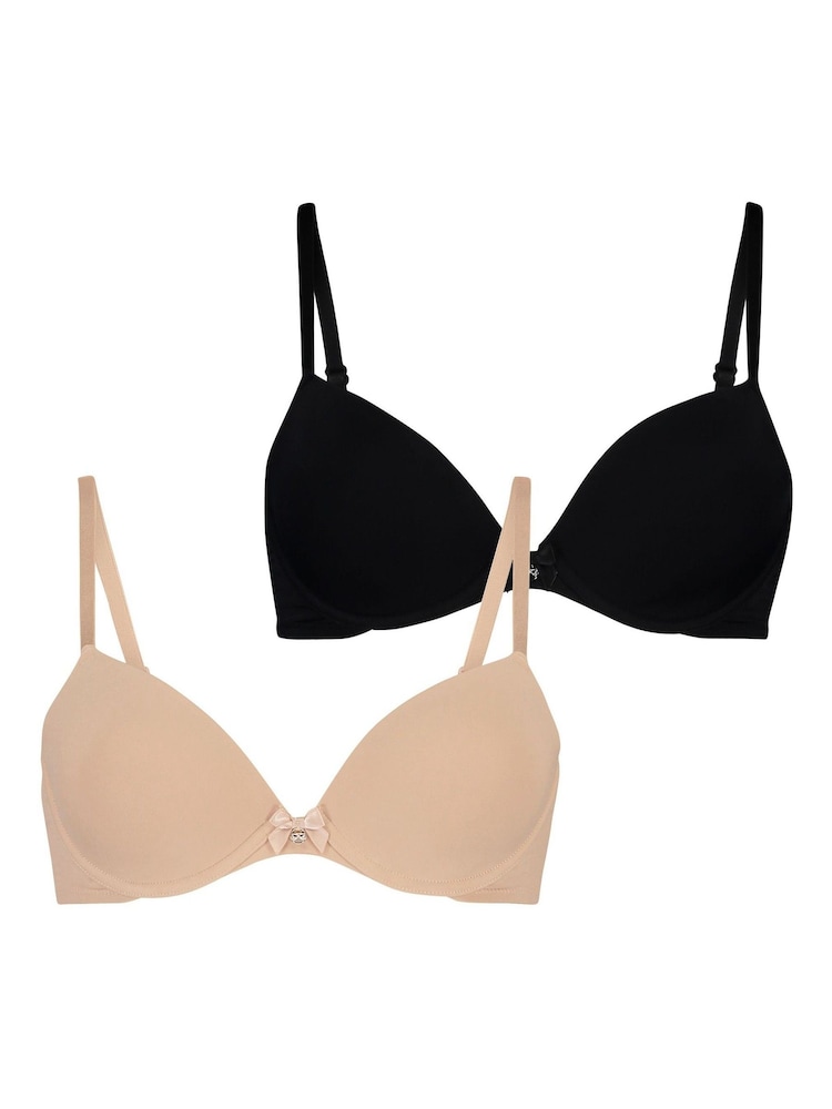 Nude - Pack de 2 sujetadores con aros y relleno de Hunkemöller - Imagen 2 de 6