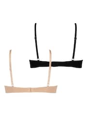 Nude - Pack de 2 sujetadores con aros y relleno de Hunkemöller - Imagen 3 de 6