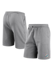 Fanatics Grey NFL Miami Dolphins Primary Logo Graphic Fleece Shorts - Image 1 of 3