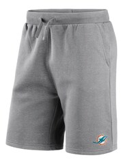 Fanatics Grey NFL Miami Dolphins Primary Logo Graphic Fleece Shorts - Image 2 of 3