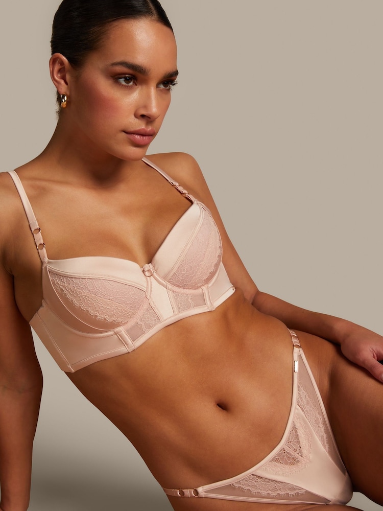 Hunkemöller Pink Nicole Padded Underwired Bra - Image 1 of 5