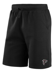 Fanatics NFL Atlanta Falcons Primary Logo Graphic Fleece Black Shorts - Image 3 of 3