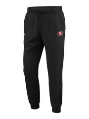 Fanatics NFL San Francisco 49ers Primary Logo Graphic Fleece Black Joggers - Image 2 of 3