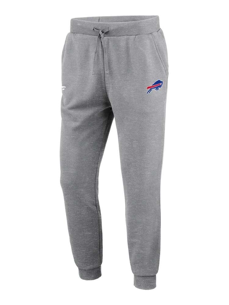 Fanatics Grey NFL Buffalo Bills Primary Logo Graphic Fleece Joggers - Image 2 of 3