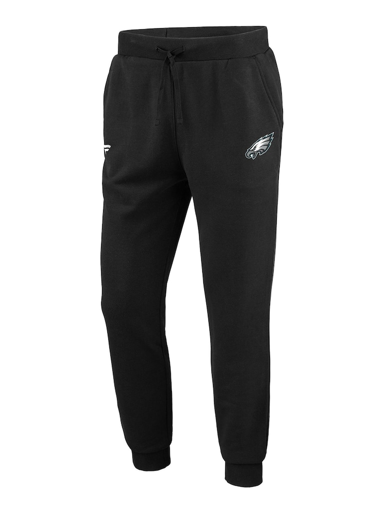 Fanatics NFL Philadelphia Eagles Primary Logo Graphic Fleece Black Joggers - Image 3 of 3