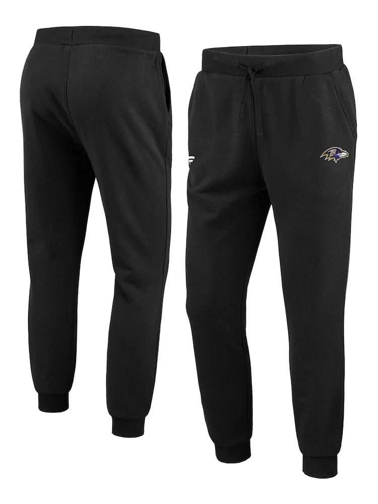 Fanatics NFL Baltimore Ravens Primary Logo Graphic Fleece Black Joggers - Image 1 of 3