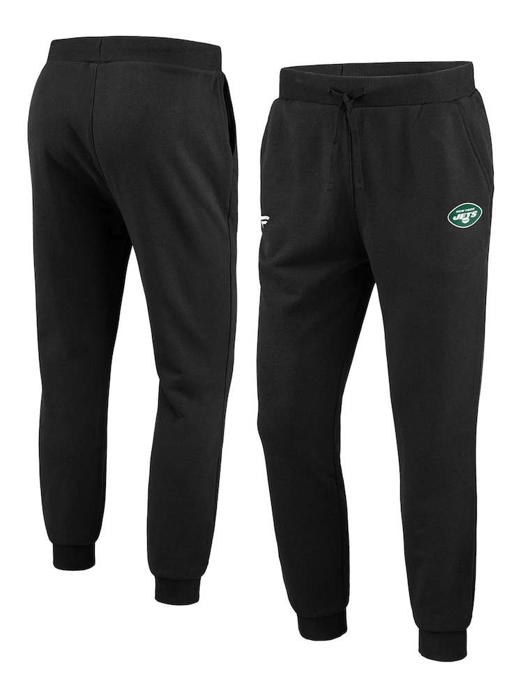 Fanatics NFL New York Jets Primary Logo Graphic Fleece Black Joggers - Image 1 of 3