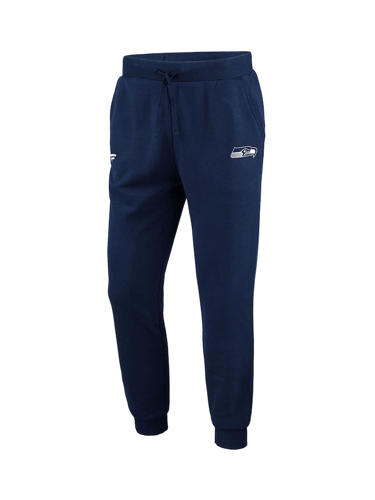 Fanatics Blue NFL Seattle Seahawks Primary Logo Graphic Fleece Joggers - Image 2 of 3 Fanatics Blue NFL Seattle Seahawks Primary Logo Graphic Fleece Joggers - Image 2 of 3