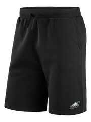 Fanatics NFL Philadelphia Eagles Primary Logo Graphic Fleece Black Shorts - Image 2 of 3