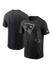 Fanatics NFL New England Patriots Reflective 100% Cotton Black T-Shirt - Image 1 of 3
