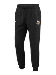Fanatics NFL Minnesota Vikings Primary Logo Graphic Fleece Black Joggers - Image 2 of 3