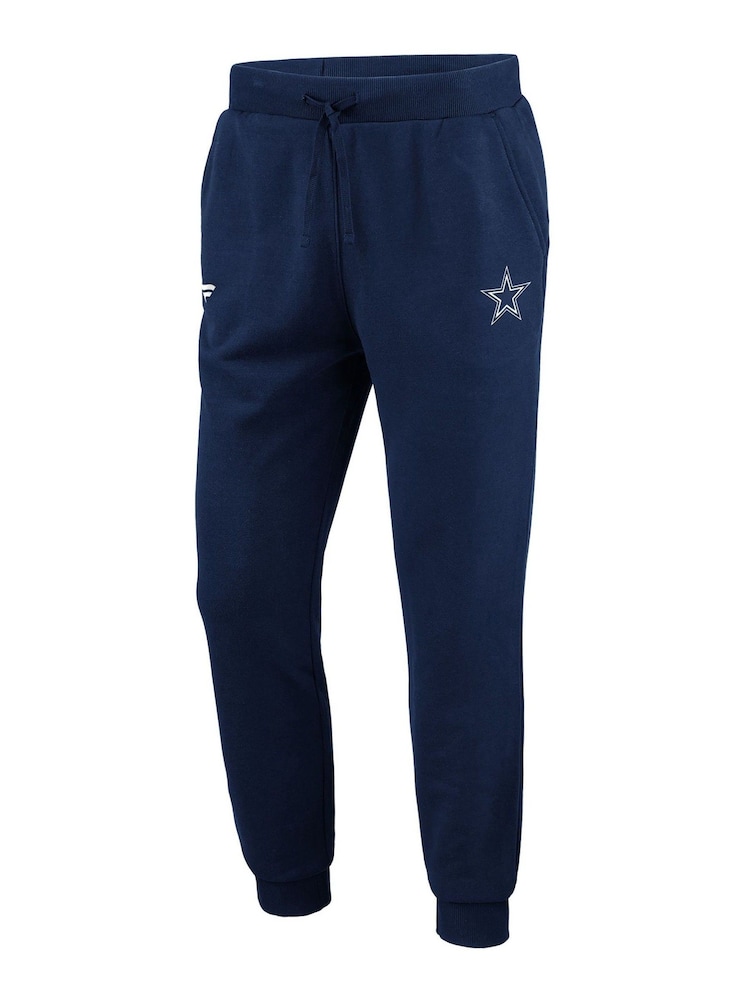 Fanatics Blue NFL Dallas Cowboys Primary Logo Graphic Fleece Joggers - Image 2 of 3