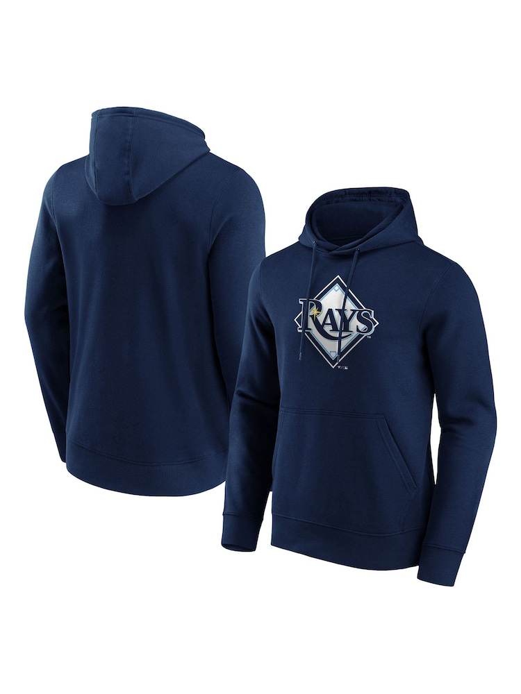 Fanatics Blue MLB Tampa Bay Rays Primary Logo Graphic Hoodie - Image 1 of 3