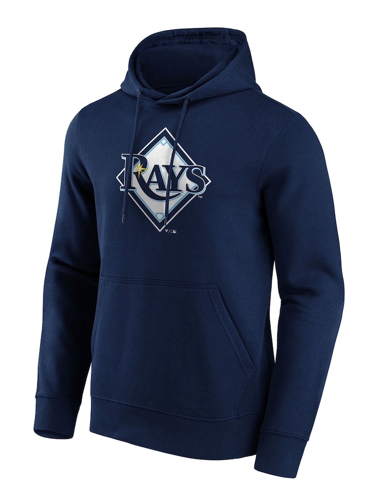 Fanatics Blue MLB Tampa Bay Rays Primary Logo Graphic Hoodie - Image 2 of 3 Fanatics Blue MLB Tampa Bay Rays Primary Logo Graphic Hoodie - Image 2 of 3