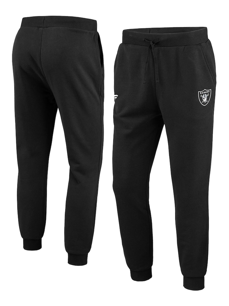 Fanatics NFL Las Vegas Raiders Primary Logo Graphic Fleece Black Joggers - Image 1 of 3