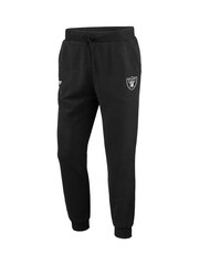 Fanatics NFL Las Vegas Raiders Primary Logo Graphic Fleece Black Joggers - Image 2 of 3
