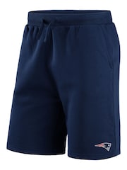 Fanatics Blue NFL New England Patriots Primary Logo Graphic Fleece Shorts - Image 2 of 3