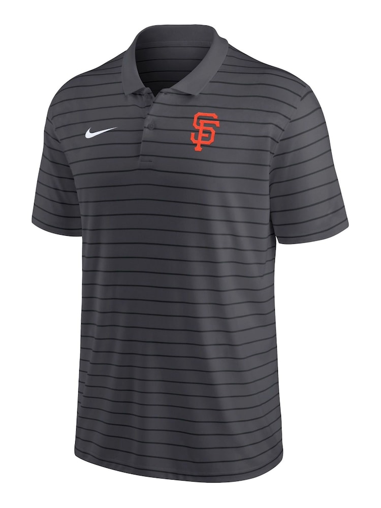 Fanatics Grey MLB San Francisco Giants Authentic Collection Dri-FIT Victory Polo Shirt - Image 2 of 3
