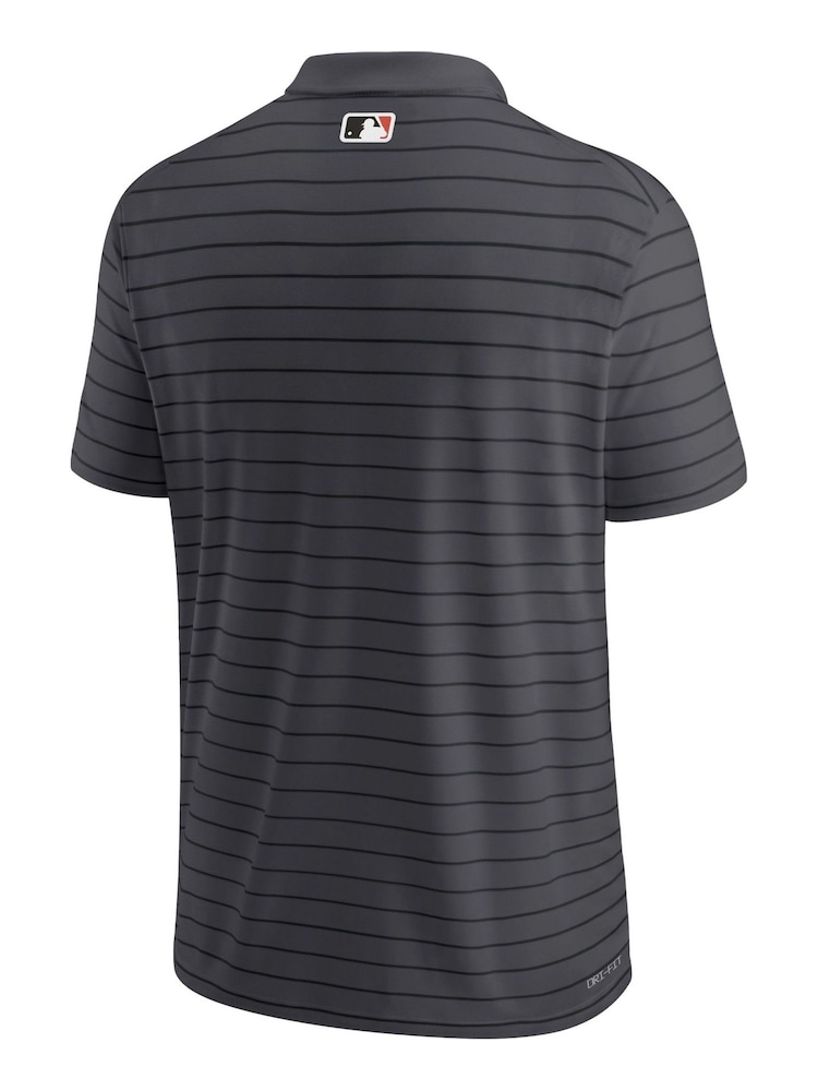 Fanatics Grey MLB San Francisco Giants Authentic Collection Dri-FIT Victory Polo Shirt - Image 3 of 3