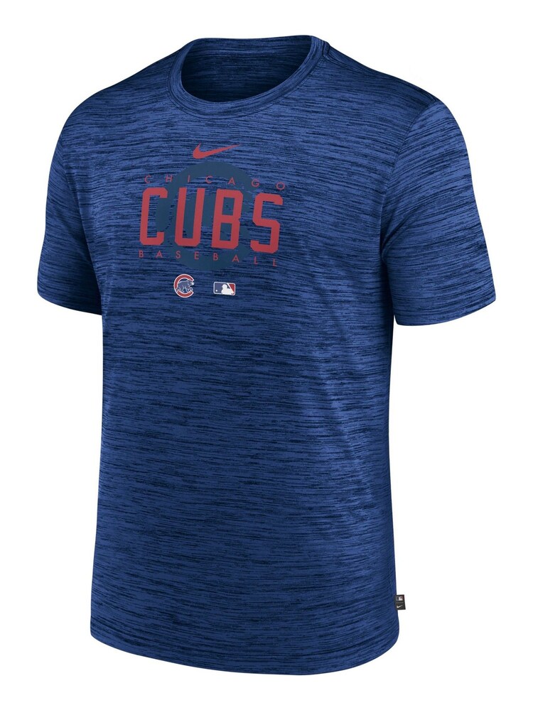 Fanatics Blue MLB Chicago Cubs Authentic Collection DRI-FIT Velocity T-Shirt - Image 2 of 3