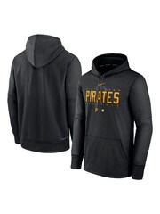 Fanatics MLB Pittsburgh Pirates Authentic Collection Pre Game Therma Black Hoodie - Image 1 of 3