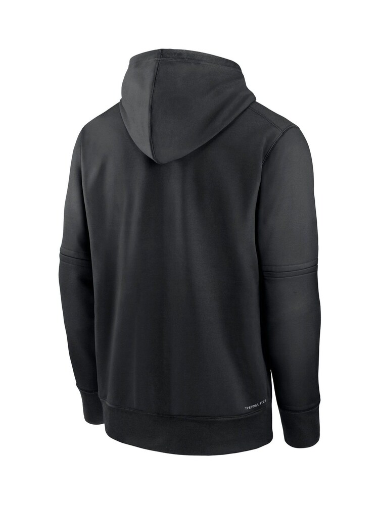 Fanatics MLB Pittsburgh Pirates Authentic Collection Pre Game Therma Black Hoodie - Image 3 of 3 Fanatics MLB Pittsburgh Pirates Authentic Collection Pre Game Therma Black Hoodie - Image 3 of 3