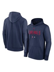 Fanatics Blue MLB St. Louis Cardinals Authentic Collection Pre Game Therma Hoodie - Image 1 of 3