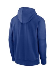 Fanatics Blue MLB Chicago Cubs Authentic Collection Pre Game Therma Hoodie - Image 3 of 3
