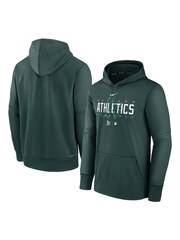 Fanatics Green MLB Oakland Athletics Authentic Collection Pre Game Therma Hoodie - Image 1 of 3