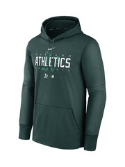 Fanatics Green MLB Oakland Athletics Authentic Collection Pre Game Therma Hoodie - Image 2 of 3