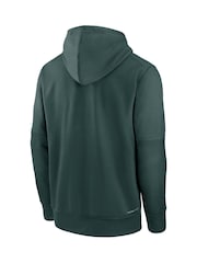 Fanatics Green MLB Oakland Athletics Authentic Collection Pre Game Therma Hoodie - Image 3 of 3