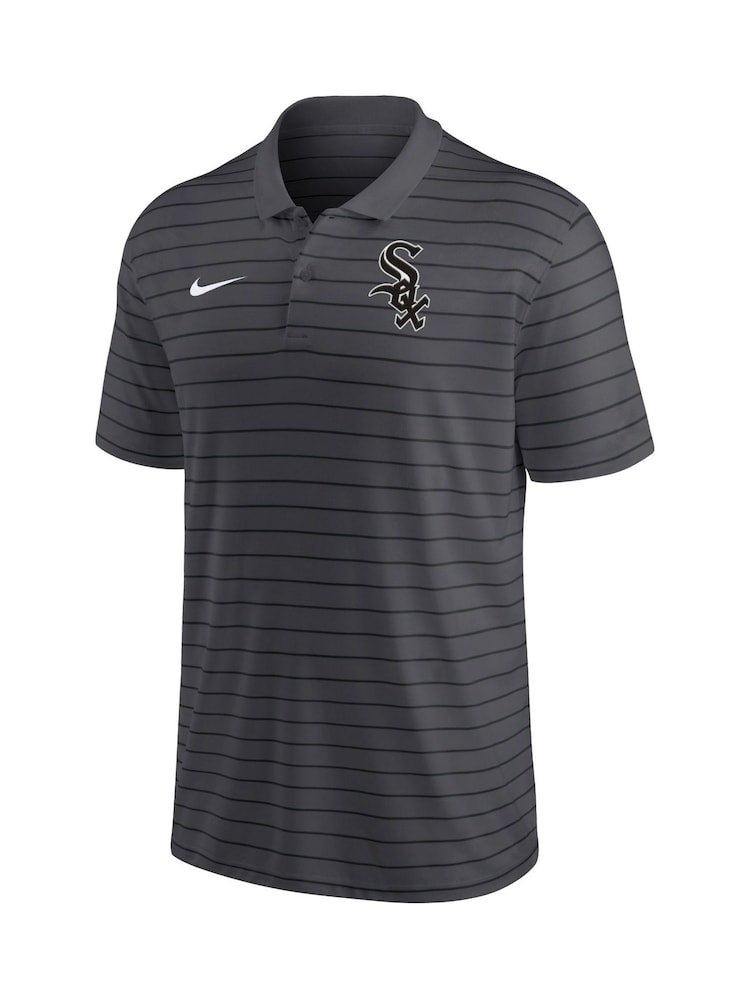 Fanatics Dri-FIT Grey MLB Chicago Sox Authentic Collection Victory Polo Shirt - Image 2 of 3