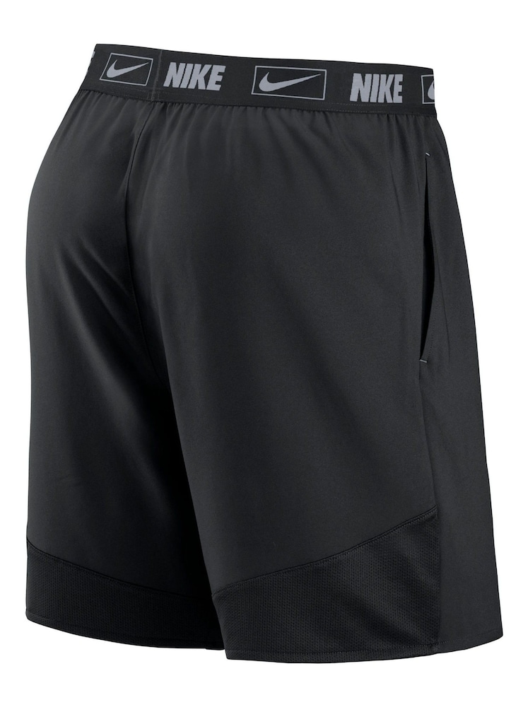 Fanatics MLB Pittsburgh Pirates City Connect Woven Black Shorts - Image 3 of 3