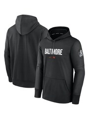 Fanatics MLB Baltimore Orioles City Connect Therma Black Hoodie - Image 1 of 3