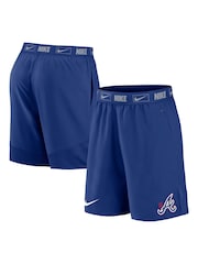 Fanatics Blue MLB Atlanta Braves City Connect Woven Shorts - Image 1 of 3