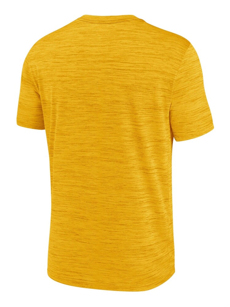 Fanatics Dri-FIT Yellow MLB Pittsburgh Pirates Authentic Collection Velocity T-Shirt - Image 2 of 3