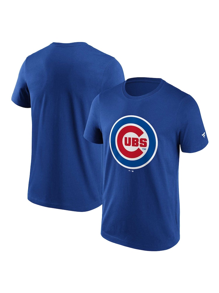 Fanatics Blue MLB Chicago Cubs Primary Logo Graphic 100% Cotton T-Shirt - Image 1 of 1 Fanatics Blue MLB Chicago Cubs Primary Logo Graphic 100% Cotton T-Shirt - Image 1 of 1
