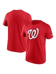 Fanatics Red MLB Washington Nationals Primary Logo Graphic 100% Cotton T-Shirt - Image 1 of 3