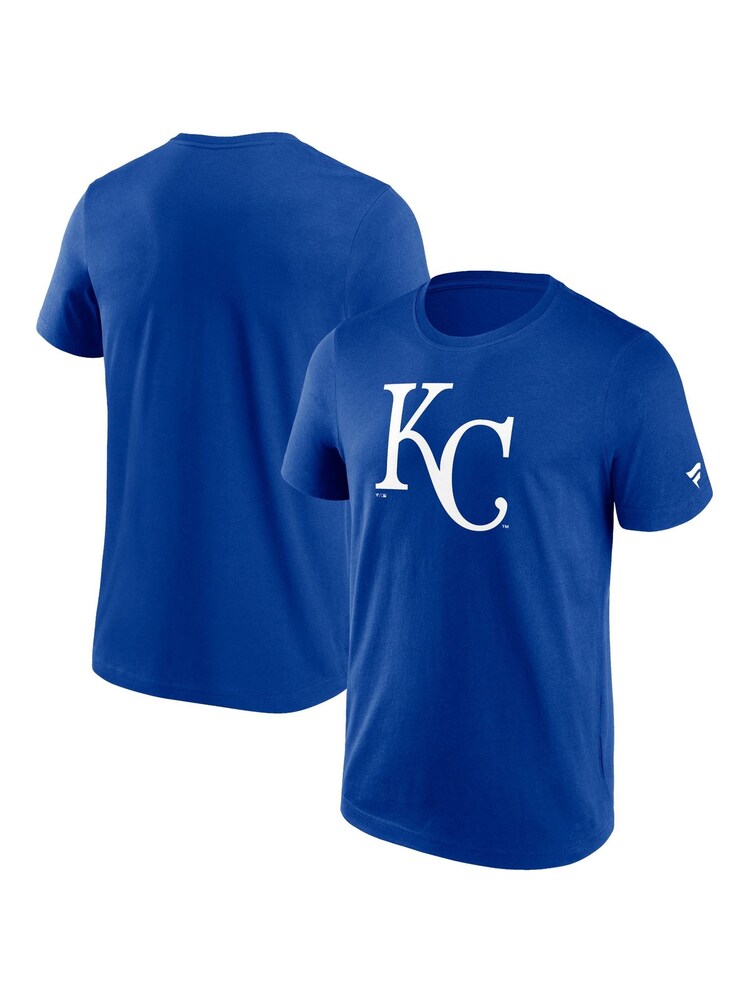 Fanatics Blue MLB Kansas City Royals Primary Logo Graphic 100% Cotton T-Shirt - Image 1 of 3