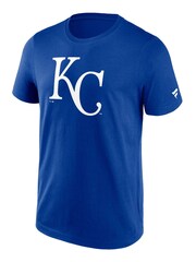 Fanatics Blue MLB Kansas City Royals Primary Logo Graphic 100% Cotton T-Shirt - Image 2 of 3