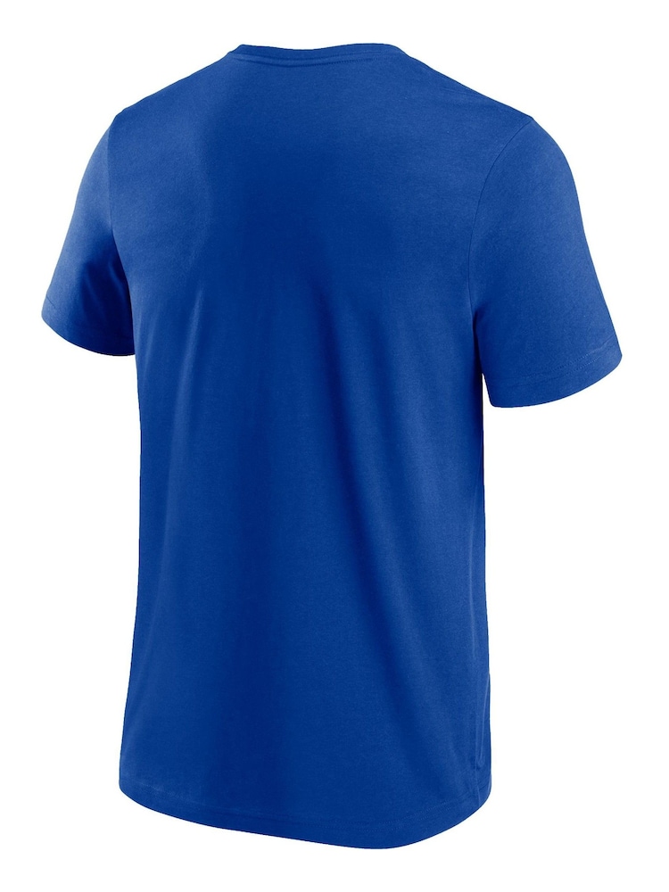 Fanatics Blue MLB Kansas City Royals Primary Logo Graphic 100% Cotton T-Shirt - Image 3 of 3